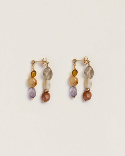 Alma Drop Bead Earring - 14kt Gold Filled