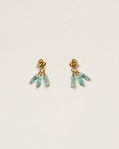 Dakota Amazonite Studs - 14kt Gold Filled