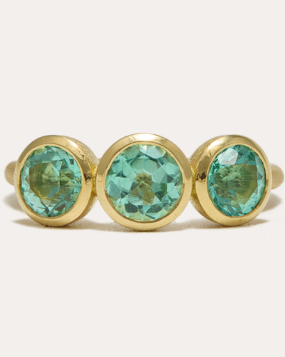 Lola Ring with Colombian Emeralds - 18CT Gold