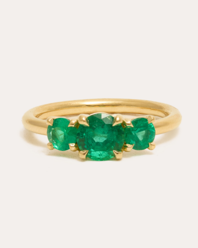 Evelyn with Zambian Emeralds - 18CT Gold