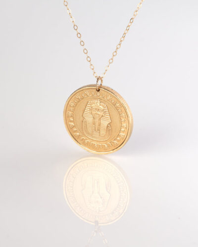 Egypt | Pharaoh Coin Necklace - 14K Gold Plated