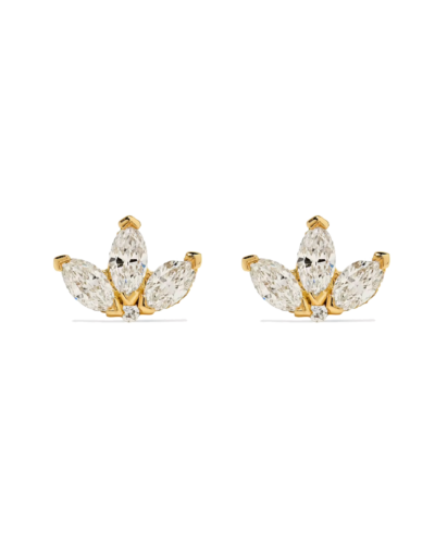 Dora Stud Earrings - 18K Gold Plated