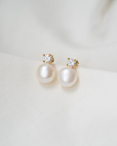 Pixie Pearl Earrings - Gold Plated