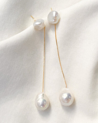 Menaka I Petite Pearl Earrings - 18k Gold