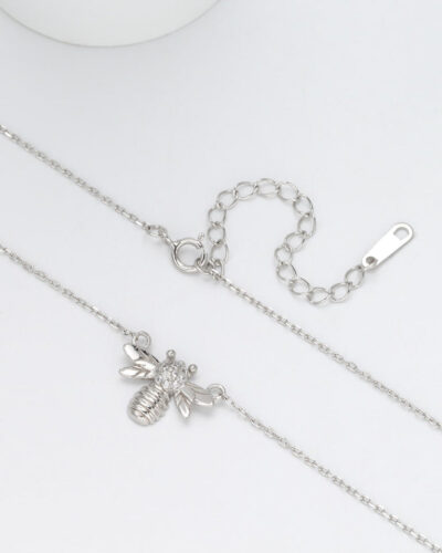 Bumblebee Pendant Necklace - Sterling Silver