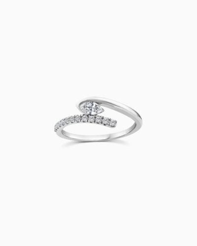 Radiance Diamond Ring - 9K White Gold, Diamond (Lab Grown) (0.33ct)