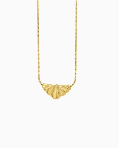 Drift Simple Crescent Necklace - 18K Gold Plated
