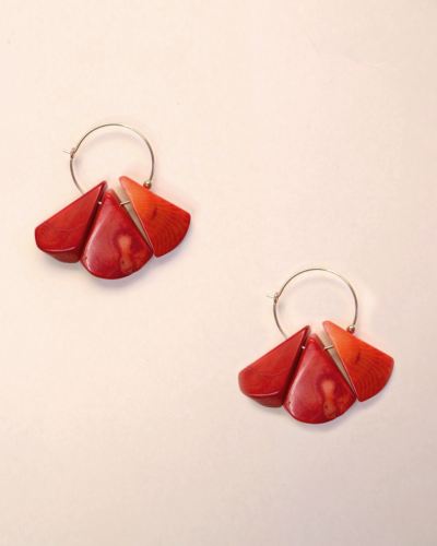 Savannah Rouge Fan Hoops - 14kt Gold Filled